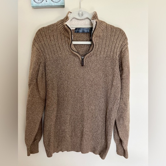 Oscar De La Renta Pullover Sweater Brown Size Medium - Picture 1 of 7